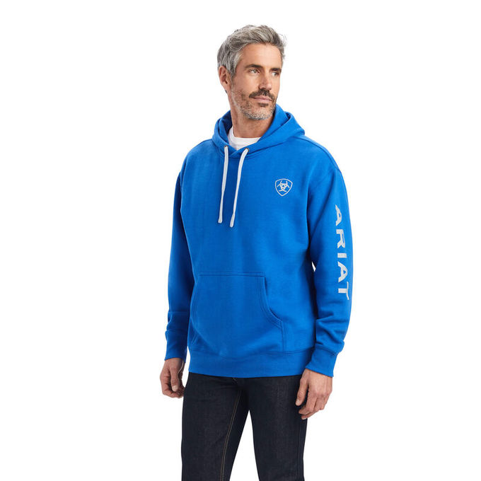 Ariat Logo Hoodie-Cobalt 
