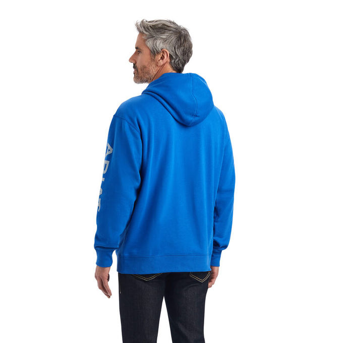 Ariat Logo Hoodie-Cobalt 